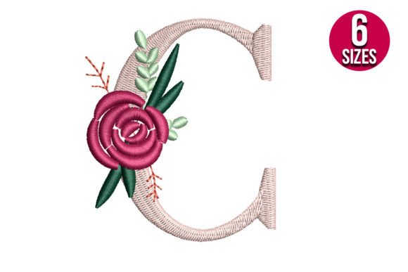 Floral Alphabet C Letter Review