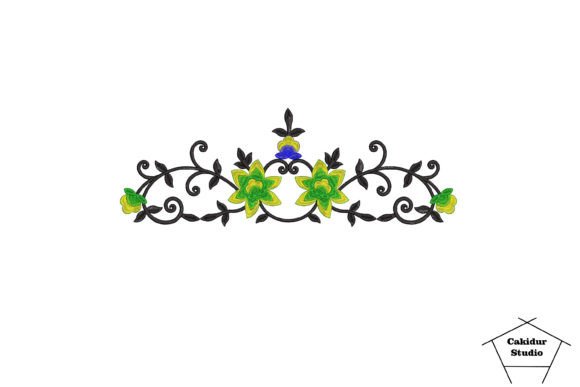 Yellow Green Flowers: A Seasonal Embroidery Gem